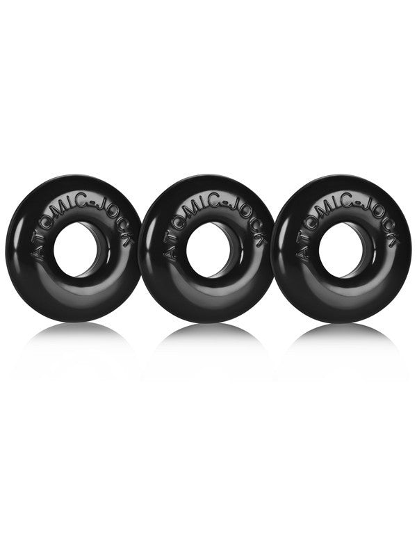 Ringer 3-Pack Of Do-Nut-1 Small Black