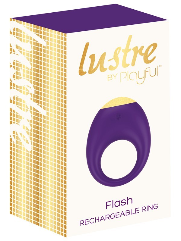 Lustre by Playful Flash Rechargeable Ring Purple
