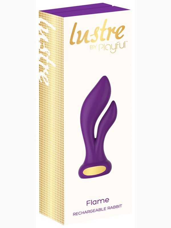 Lustre by Playful Flame Rechargeable Rabbit Purple