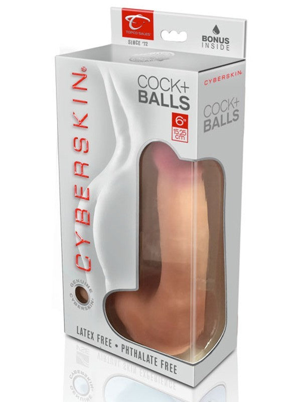 CyberSkin Cyber Cock with Balls Light