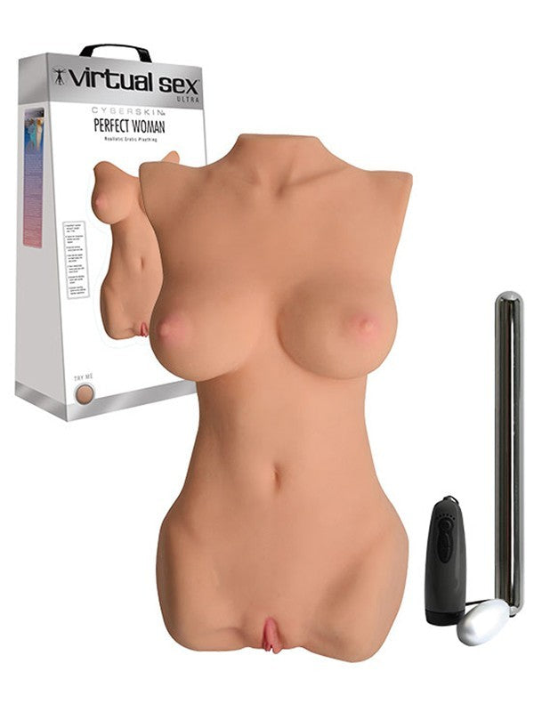 CyberSkin Virtual Sex Ultra Perfect Woman Realistic Erotic Plaything Light