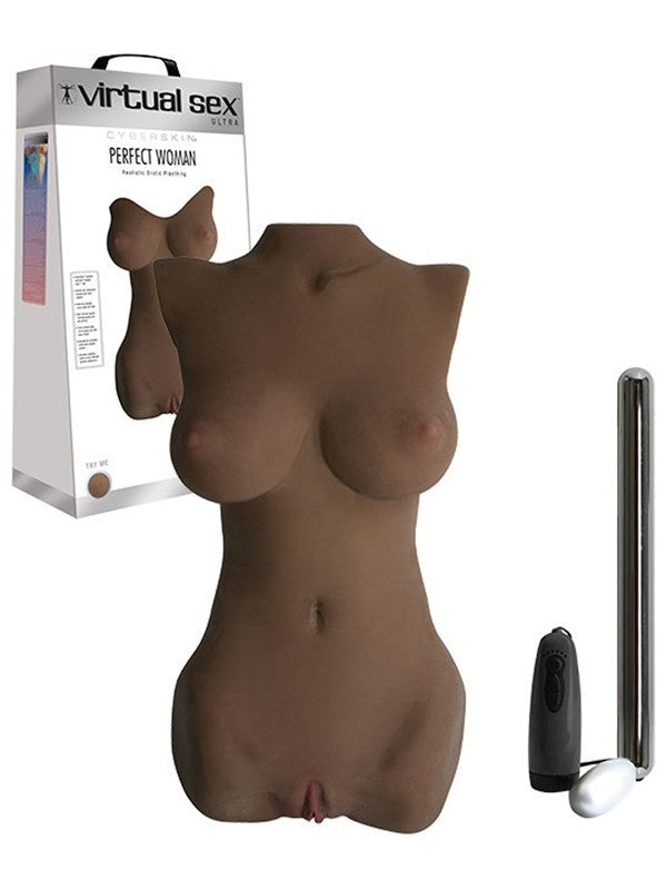 CyberSkin Virtual Sex Ultra Perfect Woman Realistic Erotic Plaything Dark