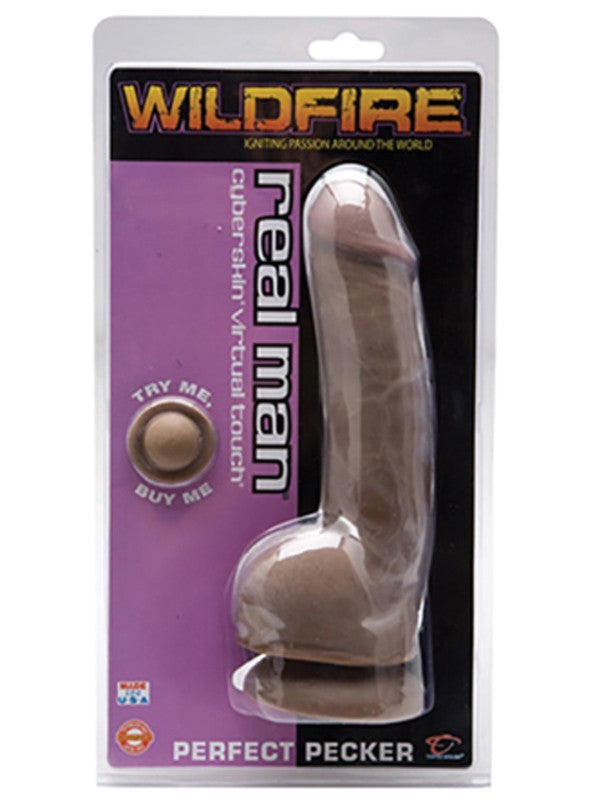 Wildfire Real Man CyberSkin Perfect Pecker Dark