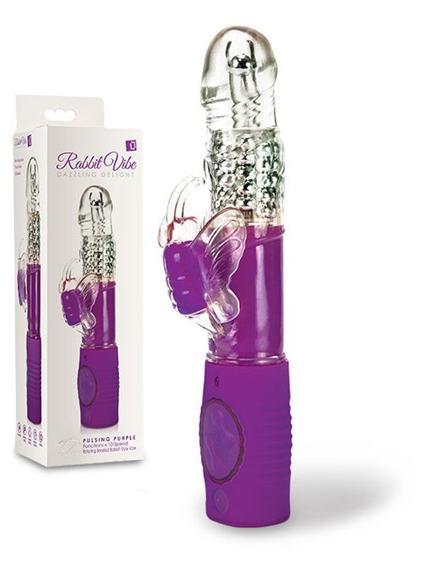 Rabbit Vibe Dazzling Delight Pulsing Purple