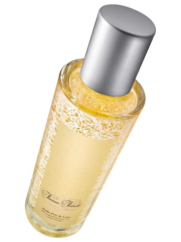 Femme Fatale - Huile d Or de Luxe (Massage oil Vanilla - with real gold) 100 ml