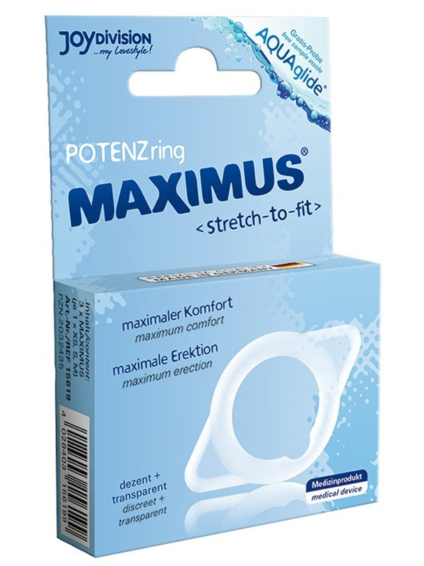MAXIMUS - The potency ring Mix of 3 (XS S M)
