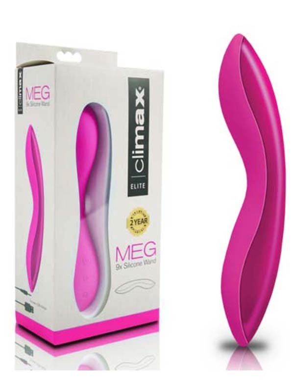 Climax Elite Meg 9x Silicone Vibe Pink