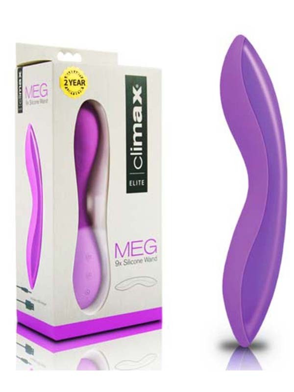Climax Elite Meg 9x Silicone Vibe Purple