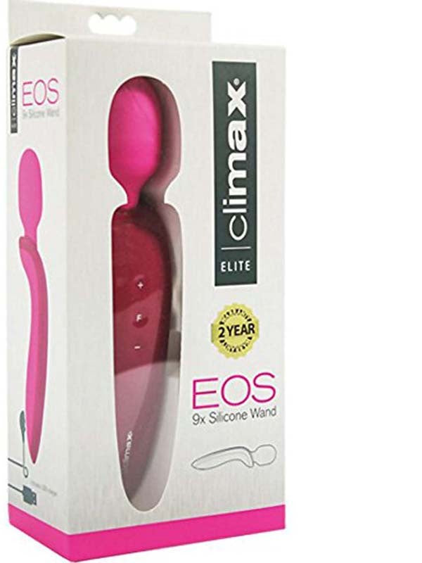 Climax Elite EOS Rechargeable 9x Silicone Wand Pink