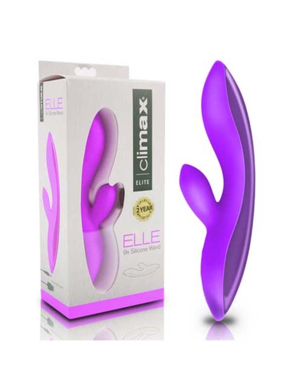 Climax Elite ELLE 9x Silicone Vibe Purple