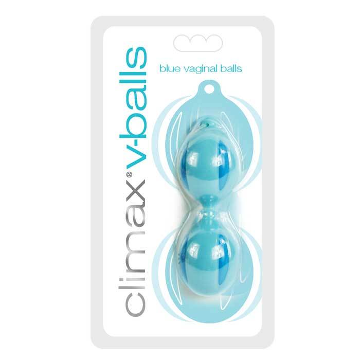 Climax V-Ball Blue Vagina Balls