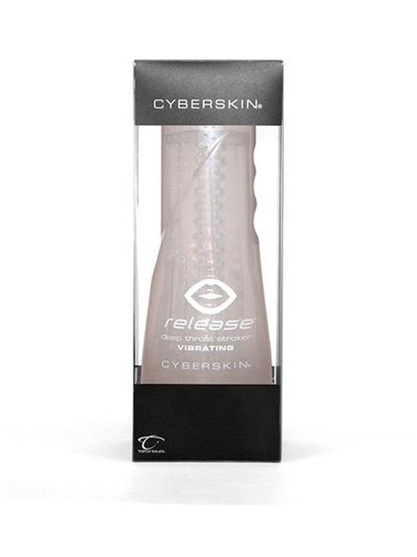 Cyberskin Release Deep Throat Stroker Clear