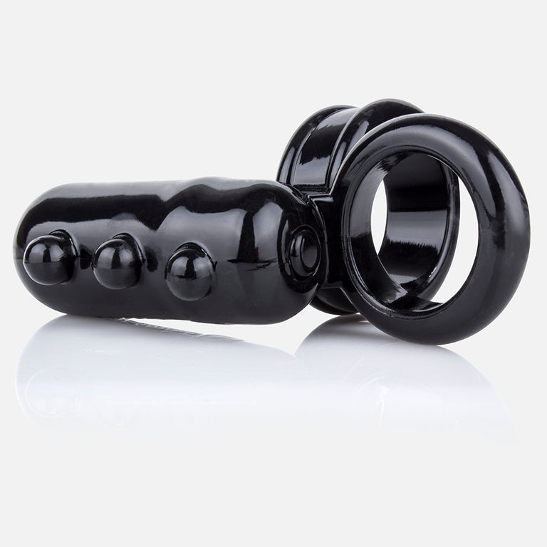 DANGLE STRETCHY C-RING - Black
