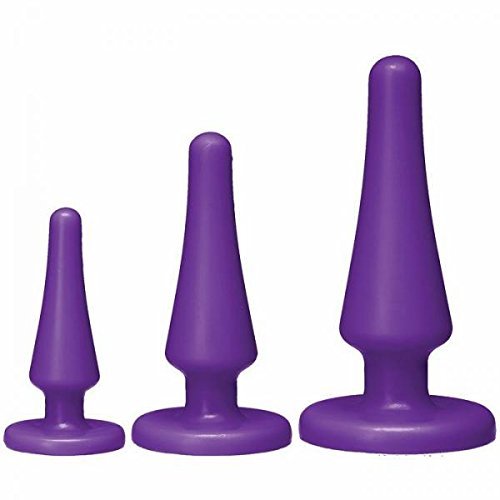 American Pop Launch Silicone Anal Trainer Set Purple