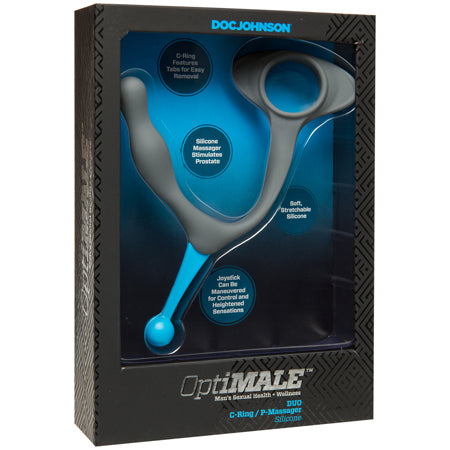 Optimale DUO C-Ring (35mm) & P-Massager Slate