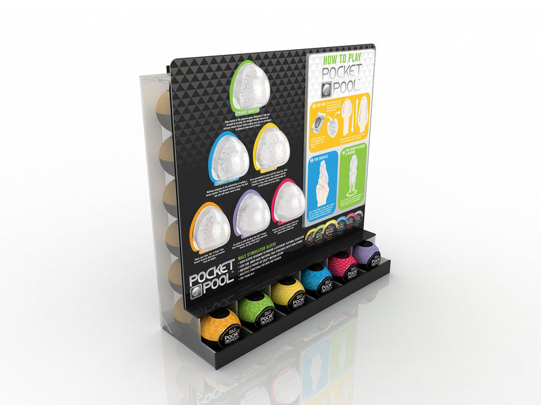 ZOLO 42 piece Base Dispensing Pocket Pool Display