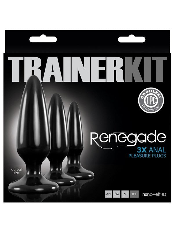 Renegade Pleasure Plug 3pc Trainer Kit