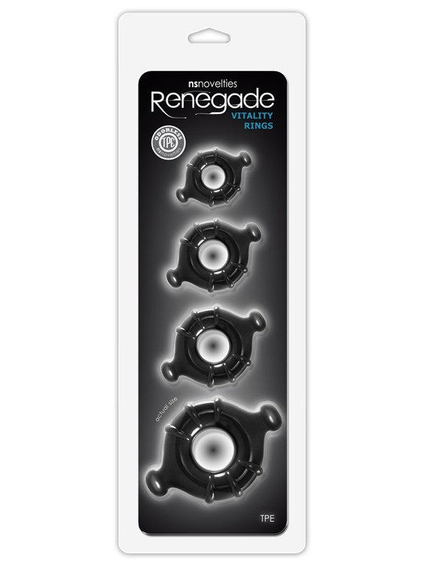 Renegade Vitality Rings Black