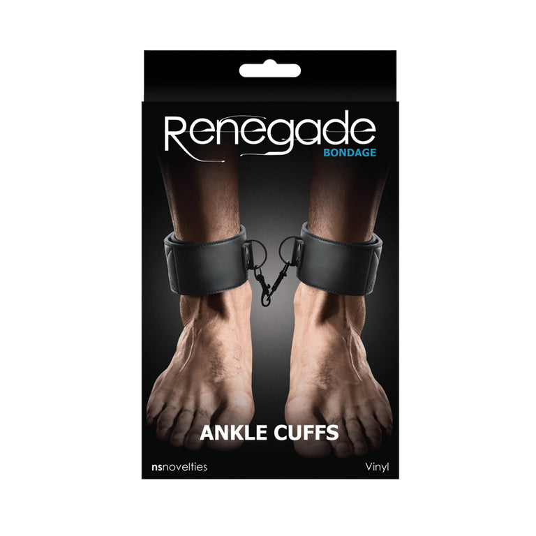 Renegade Bondage Ankle Cuff Black