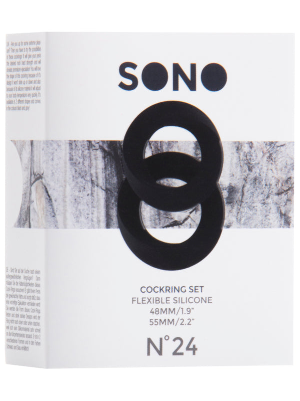 Sono No.24 Cockring Set Black