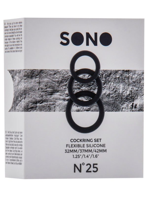 Sono No.25 Cockring Set Black