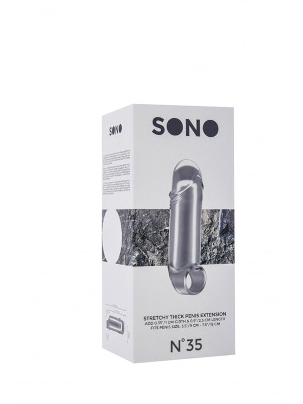 Sono No.35 Stretchy Thick Penis Extension Translucent
