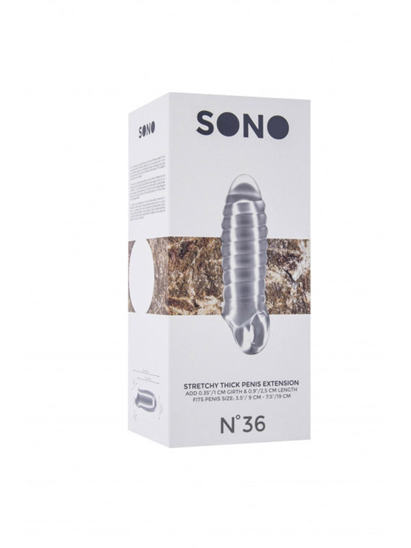 Sono No.36 Stretchy Thick Penis Extension Translucent
