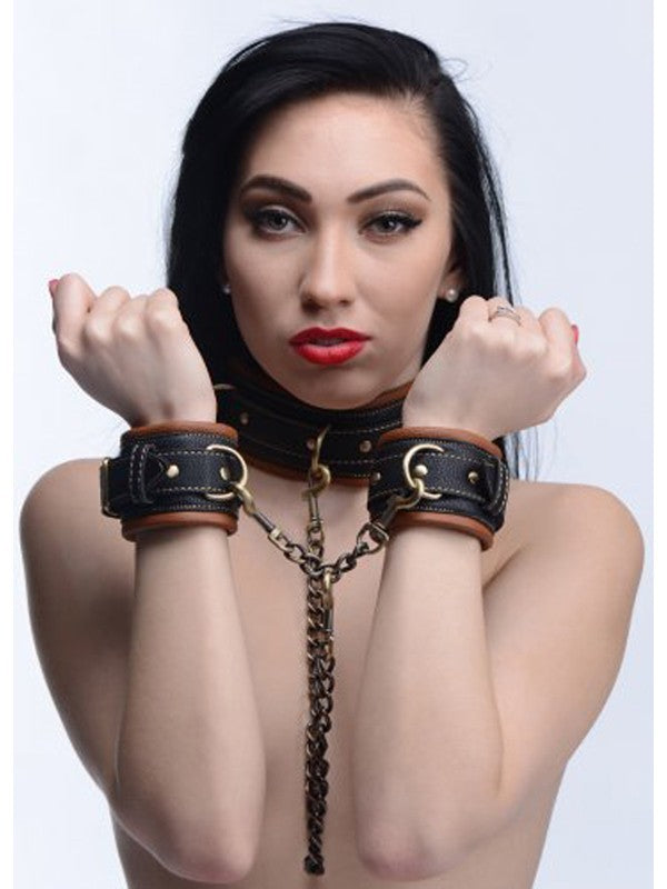 Coax Collar to Wrist Restraints