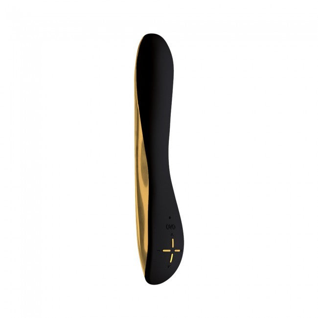 OVO E4 Rechargeable Vibrator Black Gold