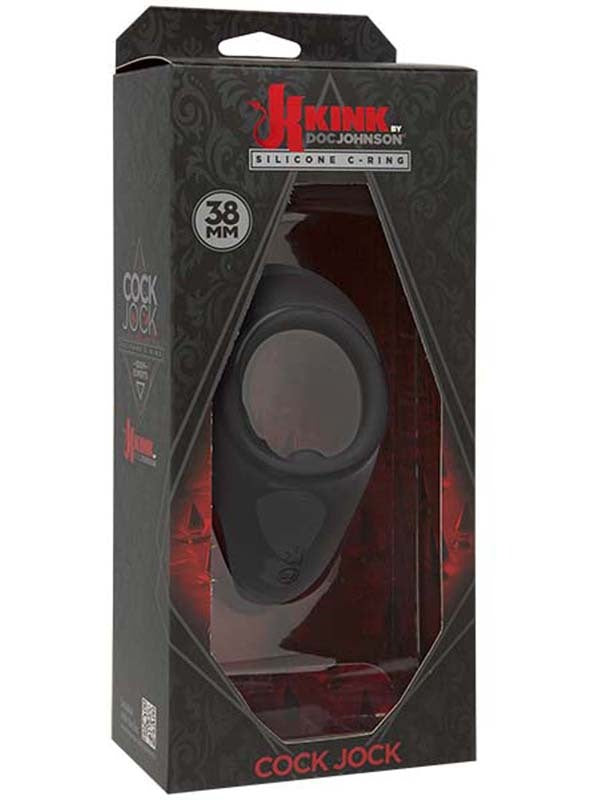 Kink Cock Jock Silicone C-Ring 45 mm Black