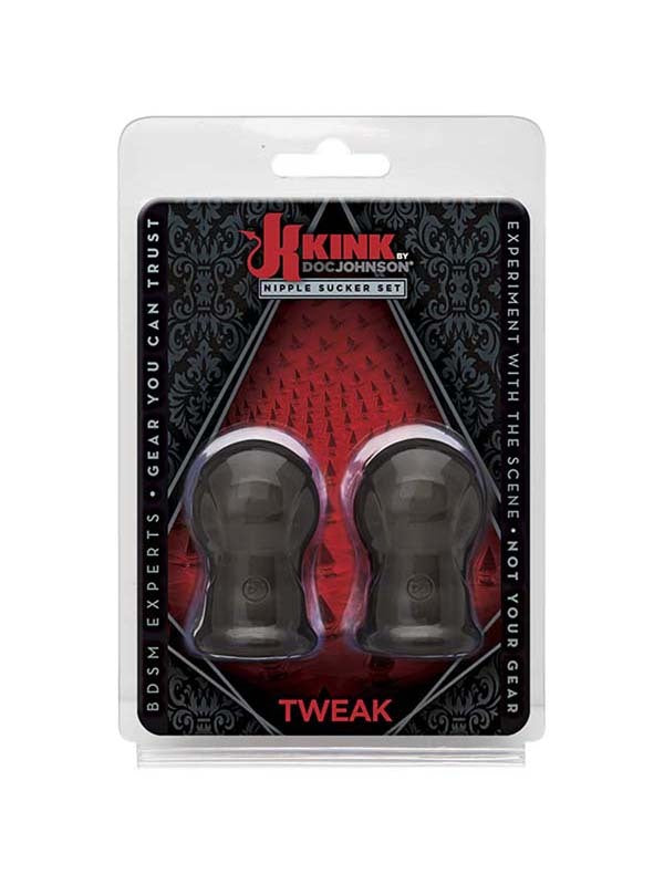 Kink Nipple Sucker Set Black