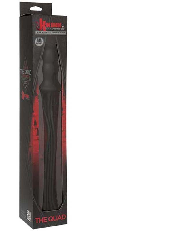 Kink The Quad Silicone Whip Black