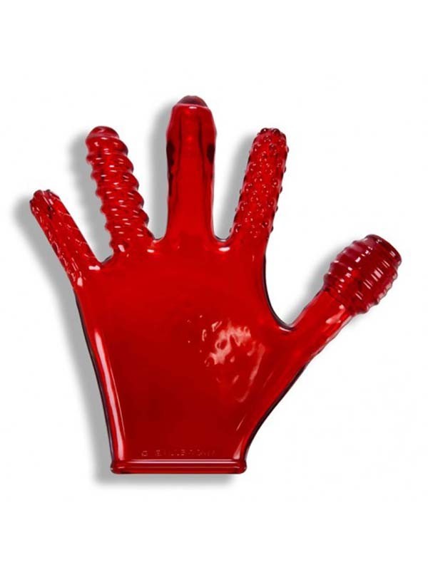 Finger Fuck Glove Red