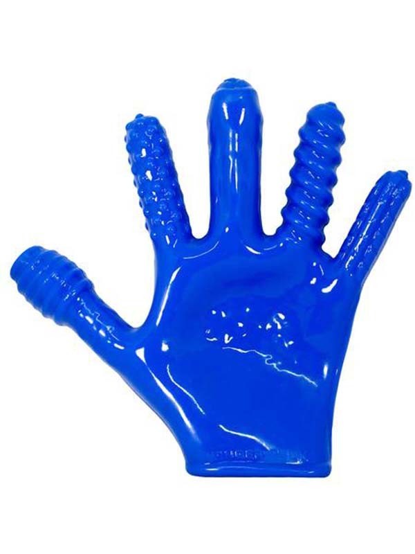 Finger Fuck Glove Police Blue