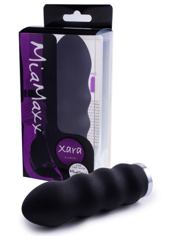 Mia Maxx Xara Rippled Sleeve Black