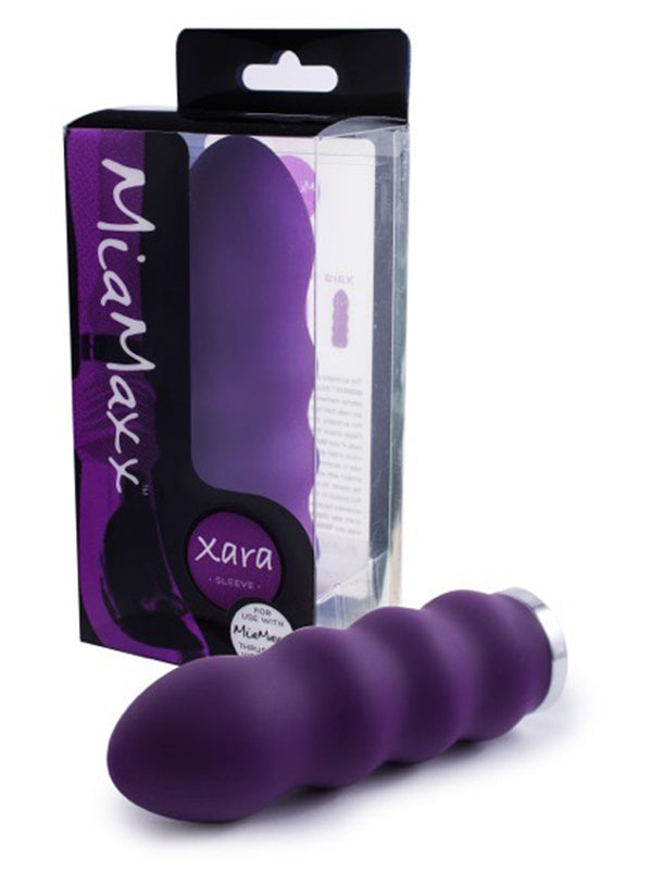 Mia Maxx Xara Rippled Sleeve Purple