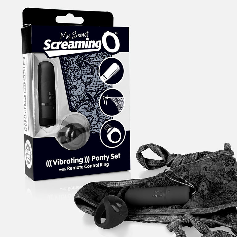 My Secret Screaming O Remote Control Panty Vibe Black Single