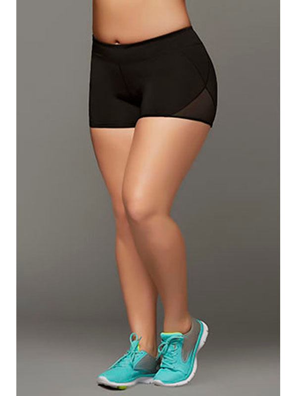 On Point Cardio Short 30126X Black 1X/2X(H)
