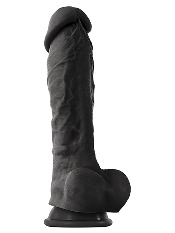 ColourSoft 8 in. Soft Dildo Black