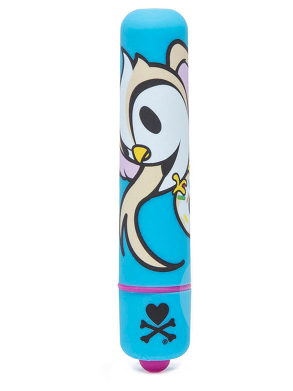 tokidoki Single Speed Mini Bullet Vibrator Blue Doughnut Bird