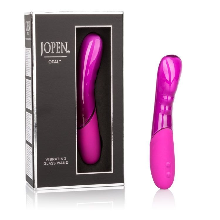 Opal Vibrating Glass Wand Purple