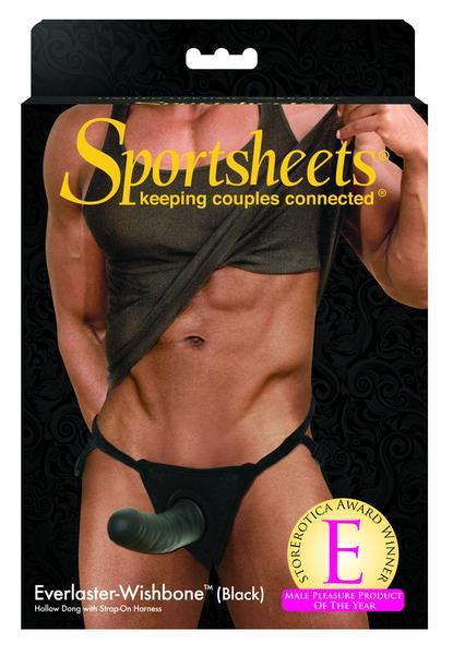 Sportsheets Everlaster Wishbone Black