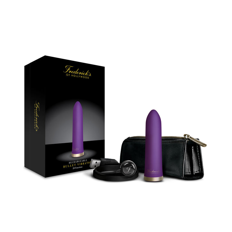 Fredericks Of Hollywood Rechargeable Bullet Vibrator Purple