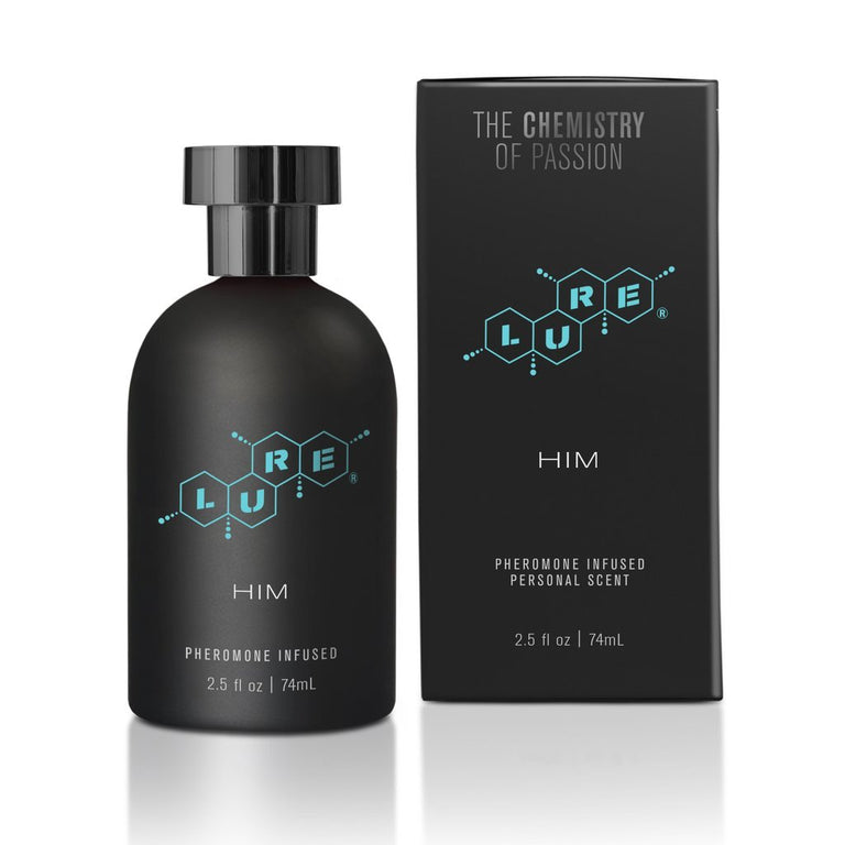 Lure Black Label For Him, Pheromone Infused Personal Scent 2.5 fl oz (74 ml) Bottle