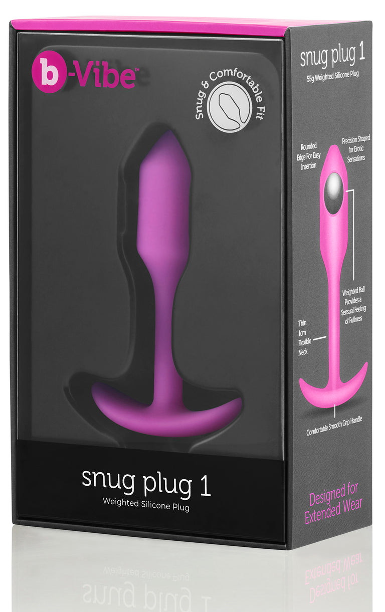 b-vibe Snug Plug 1 Fuchsia