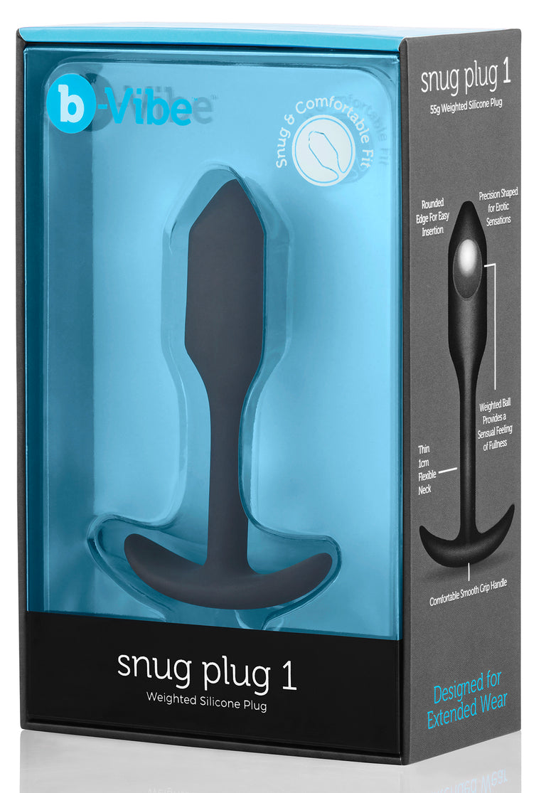 b-vibe Snug Plug 1 Black