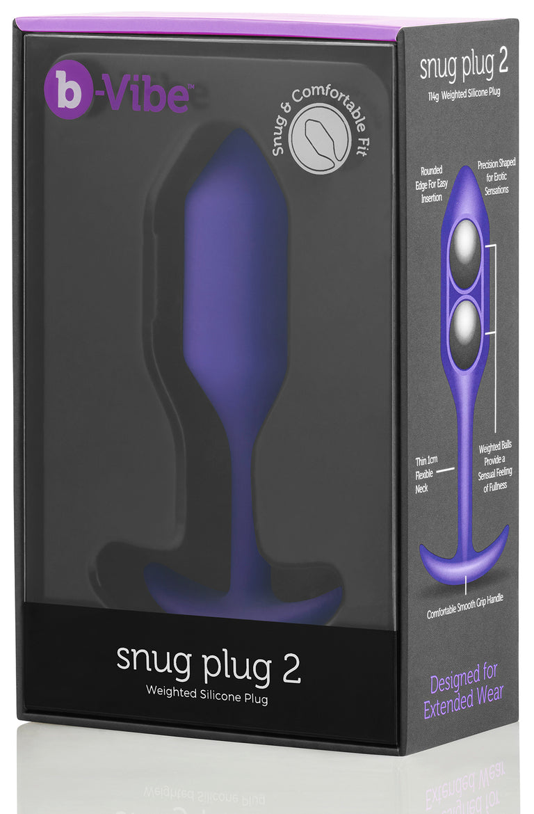 b-vibe Snug Plug 2 Purple