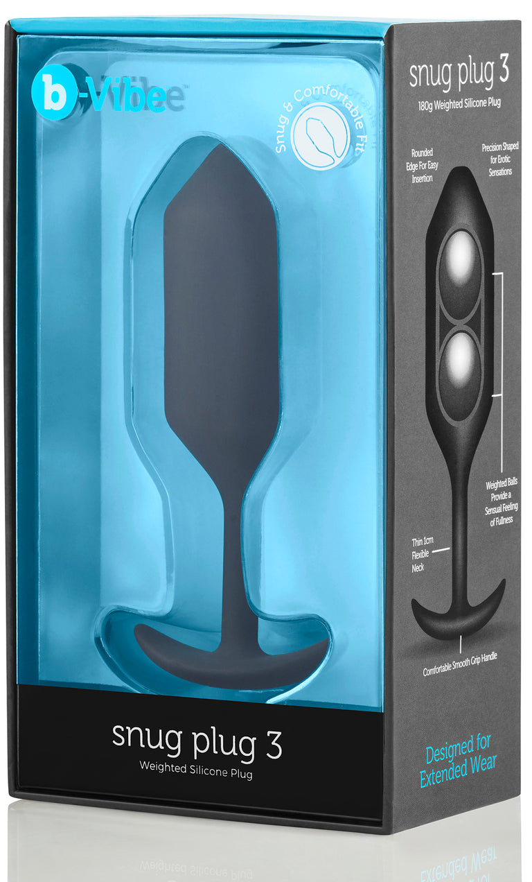 b-vibe Snug Plug 3 Black