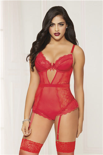 Crimson Crush Teddy 10827-Red-M (H)