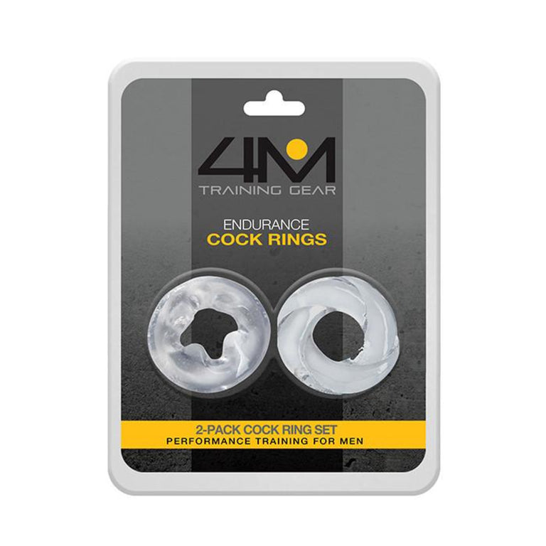 4M Endurance Cock Rings 2 Pack